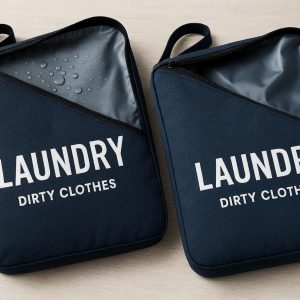 Travel Laundry Bags with Waterproof Lining for Dirty Clothes